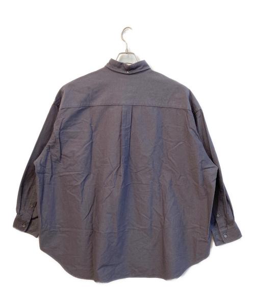 Graphpaper（グラフペーパー）Graphpaper (グラフペーパー) Oxford L/S Oversized B.D Pullover Shirt グレー サイズ:Sの古着・服飾アイテム