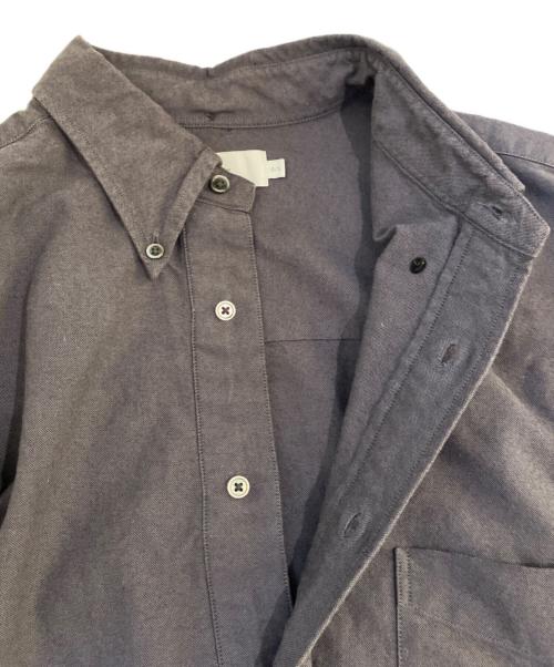 Graphpaper（グラフペーパー）Graphpaper (グラフペーパー) Oxford L/S Oversized B.D Pullover Shirt グレー サイズ:Sの古着・服飾アイテム