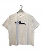 ISNESS MUSICイズネス ミュージック）の古着「Mellow. Tシャツ」｜ホワイト