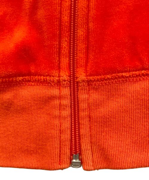 JUICY COUTURE（ジューシークチュール）JUICY COUTURE (ジューシークチュール) ベロアジップパーカー オレンジ サイズ:Mの古着・服飾アイテム
