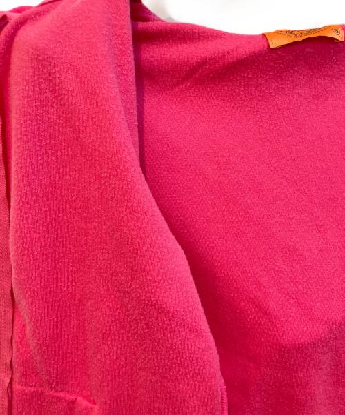 JUICY COUTURE（ジューシークチュール）JUICY COUTURE (ジューシークチュール) ベロアジップパーカー ショッキングピンク サイズ:Sの古着・服飾アイテム