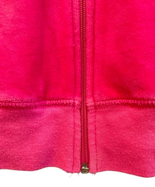 JUICY COUTURE（ジューシークチュール）JUICY COUTURE (ジューシークチュール) ベロアジップパーカー ショッキングピンク サイズ:Sの古着・服飾アイテム