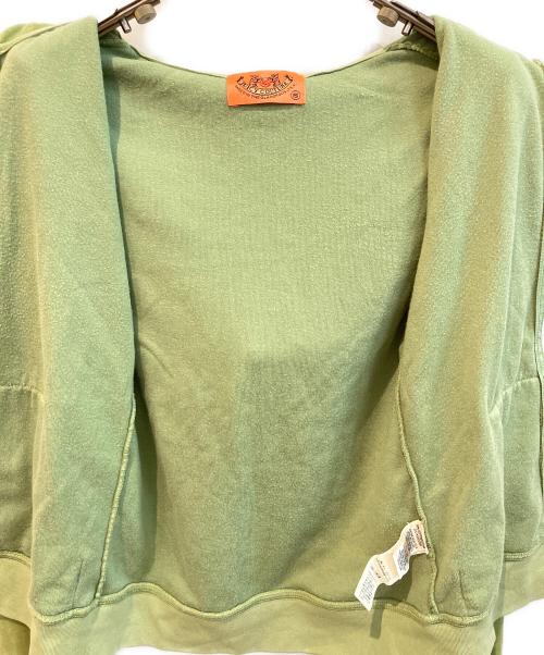 JUICY COUTURE（ジューシークチュール）JUICY COUTURE (ジューシークチュール) ベロアジップパーカー グリーン サイズ:Sの古着・服飾アイテム