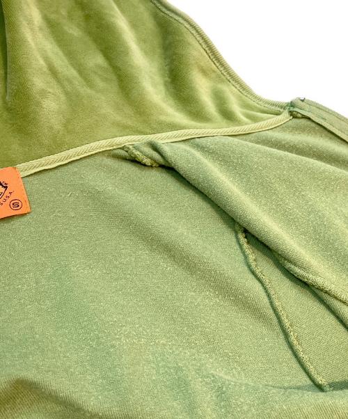 JUICY COUTURE（ジューシークチュール）JUICY COUTURE (ジューシークチュール) ベロアジップパーカー グリーン サイズ:Sの古着・服飾アイテム