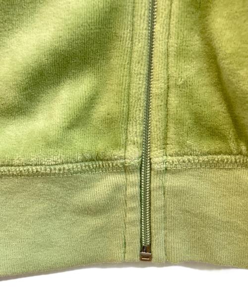 JUICY COUTURE（ジューシークチュール）JUICY COUTURE (ジューシークチュール) ベロアジップパーカー グリーン サイズ:Sの古着・服飾アイテム