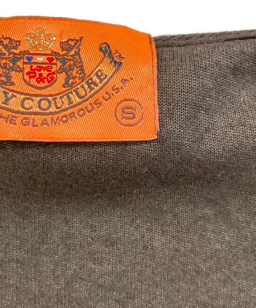 JUICY COUTURE（ジューシークチュール）JUICY COUTURE (ジューシークチュール) ベロアジップパーカー ブラック サイズ:Sの古着・服飾アイテム