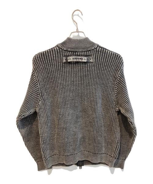 AVIREX（アヴィレックス）AVIREX (アヴィレックス) FADE WASH COMMAND ZIP UP KNIT　783-4240008 グレー サイズ:M 未使用品の古着・服飾アイテム