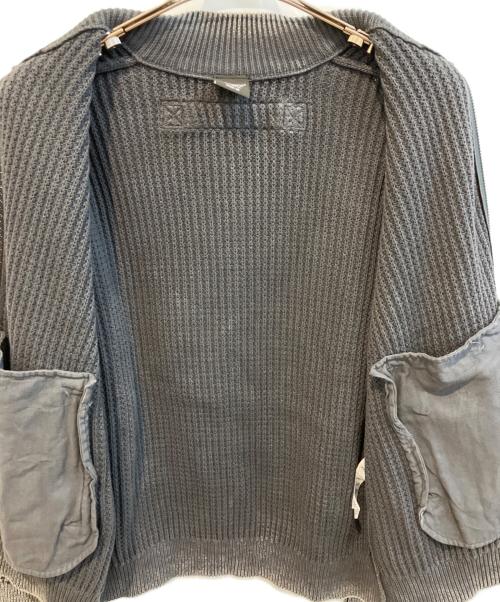 AVIREX（アヴィレックス）AVIREX (アヴィレックス) FADE WASH COMMAND ZIP UP KNIT　783-4240008 グレー サイズ:M 未使用品の古着・服飾アイテム