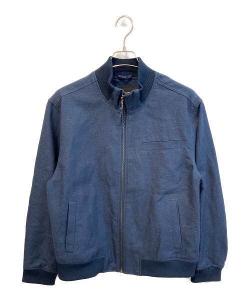 BANANA REPUBLIC（バナナリパブリック）BANANA REPUBLIC (バナナリパブリック) リネンブレンド ボンバージャケット ネイビー サイズ:Lの古着・服飾アイテム