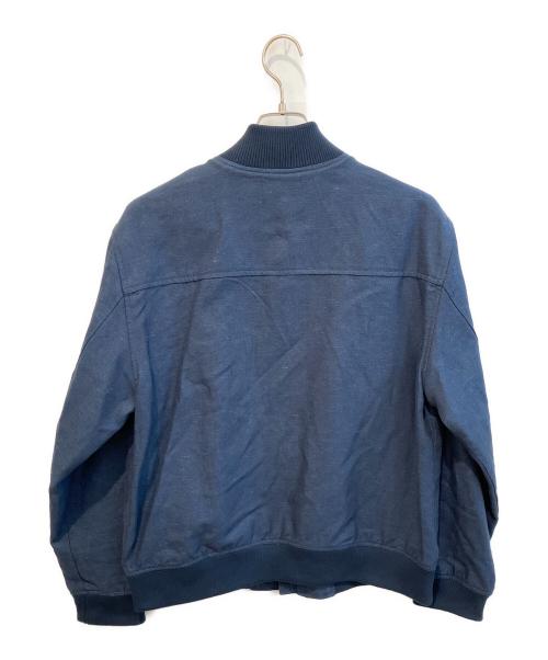 BANANA REPUBLIC（バナナリパブリック）BANANA REPUBLIC (バナナリパブリック) リネンブレンド ボンバージャケット ネイビー サイズ:Lの古着・服飾アイテム