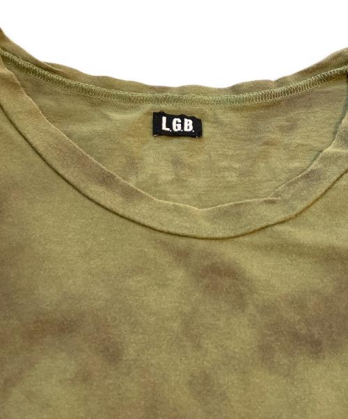 L.G.B（ルグランブルー）L.G.B (ルグランブルー) バックプリントTシャツ グリーン サイズ:1の古着・服飾アイテム