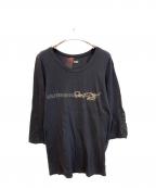L.G.Bルグランブルー）の古着「BURNING AWAY Tシャツ」｜ブラック