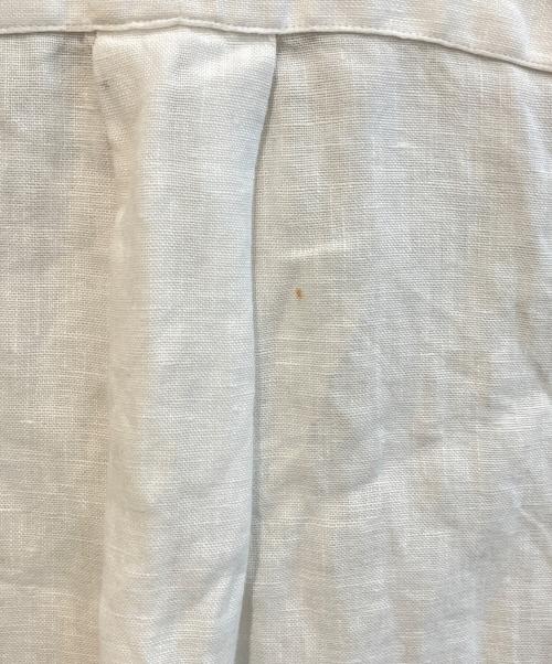 RALPH LAUREN（ラルフローレン）RALPH LAUREN (ラルフローレン) ボタンダウンリネンシャツ ホワイト サイズ:Mの古着・服飾アイテム