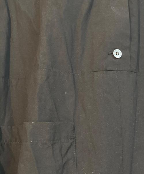 mizuiro-ind（ミズイロインド）mizuiro-ind (ミズイロインド) ワイドシルエットオールインワン ブラック サイズ:Freeの古着・服飾アイテム