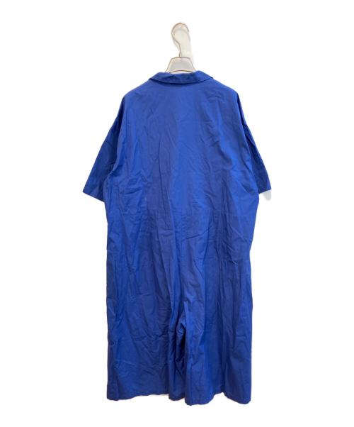 mizuiro-ind（ミズイロインド）mizuiro-ind (ミズイロインド) ワイドシルエットオールインワン ブルー サイズ:Freeの古着・服飾アイテム