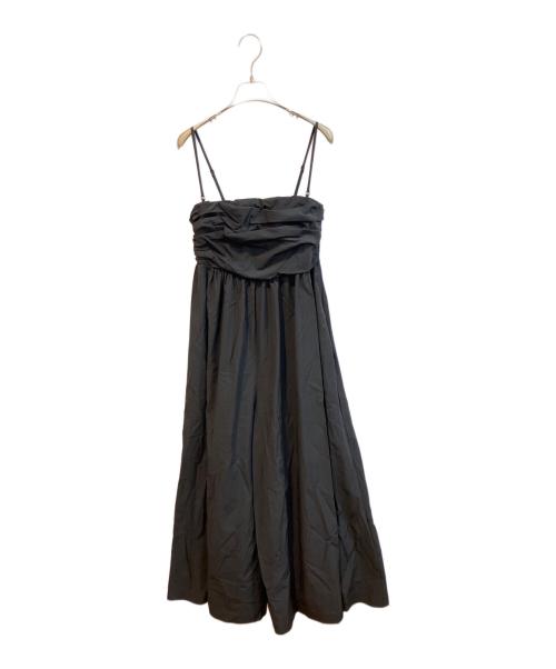 OMMO（オーエムエムオー）OMMO (オーエムエムオー) TUCK BARE ALL IN ONE　882420300601 ブラック サイズ:38の古着・服飾アイテム