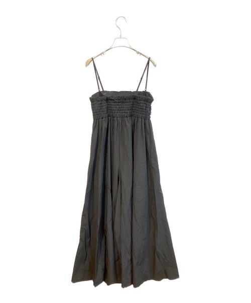 OMMO（オーエムエムオー）OMMO (オーエムエムオー) TUCK BARE ALL IN ONE　882420300601 ブラック サイズ:38の古着・服飾アイテム