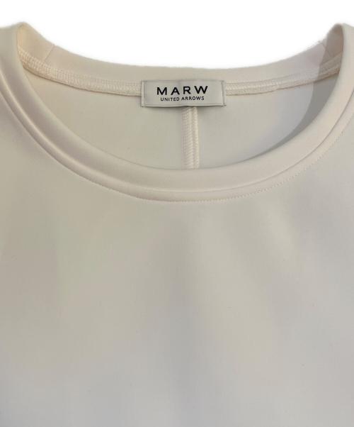 MARW UNITED ARROWS（マルゥ ユナイテッドアローズ）MARW UNITED ARROWS (マルゥ ユナイテッドアローズ) ダンボール オーバー カットソー アイボリー サイズ:表記なしの古着・服飾アイテム