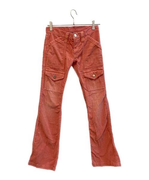 Hysteric Glamour（ヒステリックグラマー）Hysteric Glamour (ヒステリックグラマー) ローライズコーデュロイパンツ ピンク サイズ:Sの古着・服飾アイテム