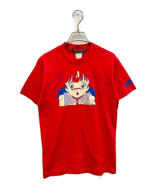 beauty:beast（ビューティービースト）beauty:beast (ビューティービースト) COSPA (コスパ) プリントTシャツ レッド サイズ:Lの古着・服飾アイテム