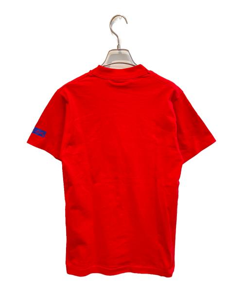 beauty:beast（ビューティービースト）beauty:beast (ビューティービースト) COSPA (コスパ) プリントTシャツ レッド サイズ:Lの古着・服飾アイテム