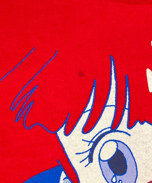 beauty:beast（ビューティービースト）beauty:beast (ビューティービースト) COSPA (コスパ) プリントTシャツ レッド サイズ:Lの古着・服飾アイテム