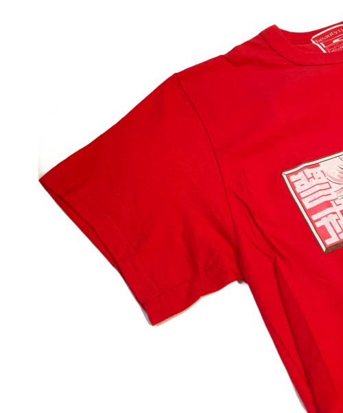 beauty:beast（ビューティービースト）beauty:beast (ビューティービースト) COSPA (コスパ) プリントTシャツ レッド サイズ:Lの古着・服飾アイテム