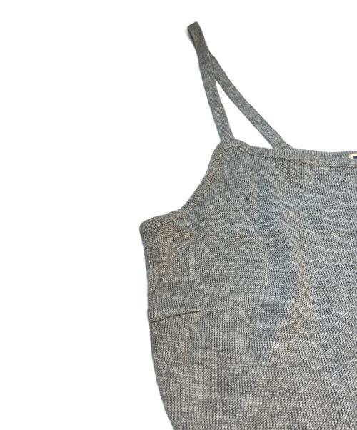 beauty:beast（ビューティービースト）beauty:beast (ビューティービースト) キャミソールニットワンピース グレー サイズ:FREEの古着・服飾アイテム