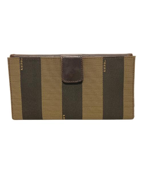 FENDI（フェンディ）FENDI (フェンディ) 長財布 ブラウンの古着・服飾アイテム