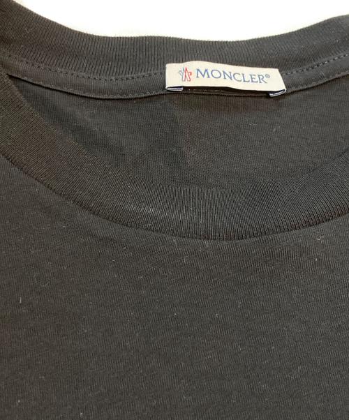 MONCLER（モンクレール）MONCLER (モンクレール) ロゴパッチTシャツ L10918C00074 89B8Q ブラック サイズ:Lの古着・服飾アイテム