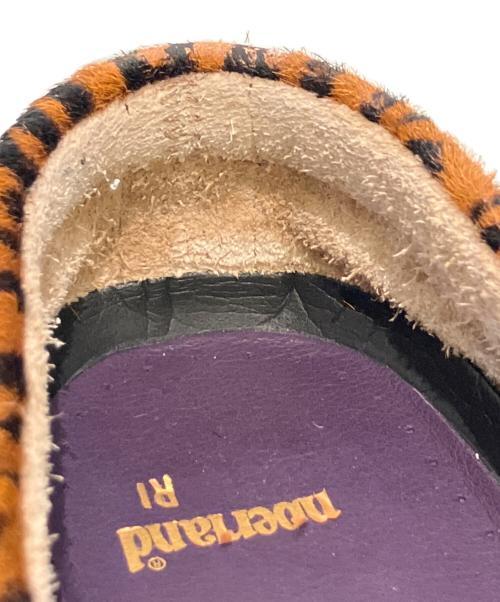 Timberland（ティンバーランド）Timberland (ティンバーランド) WACKO MARIA (ワコマリア) レオパードハラコデッキシューズ　A7260 ブラウン×ブラック サイズ:28の古着・服飾アイテム