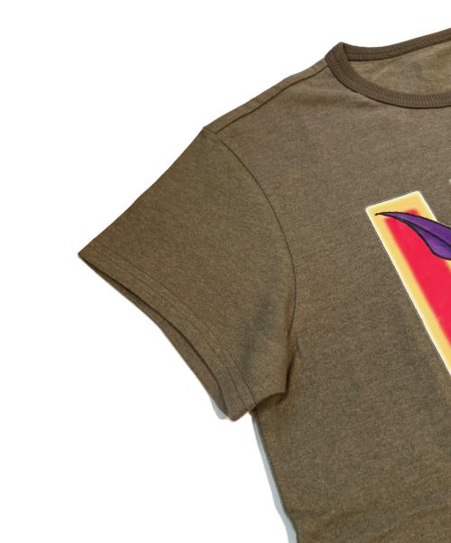 beauty:beast（ビューティービースト）beauty:beast (ビューティービースト) プリントTシャツ カーキ サイズ:1の古着・服飾アイテム