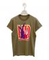 beauty:beast（ビューティービースト）の古着「プリントTシャツ」｜カーキ
