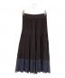allureville (アルアバイル) ニットプリーツフレアスカート　20211011190 ブラック サイズ:M：5000円