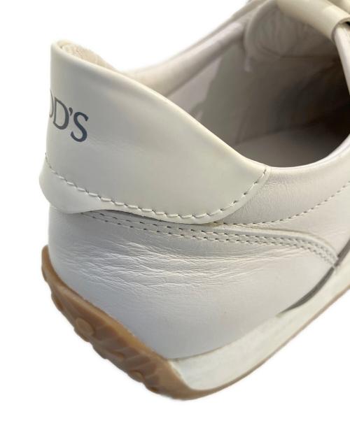 TOD'S（トッズ）TOD'S (トッズ) レザースニーカー ホワイト サイズ:9の古着・服飾アイテム