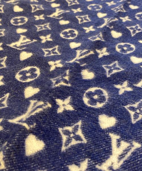 LOUIS VUITTON（ルイ ヴィトン）LOUIS VUITTON (ルイ ヴィトン) カシミヤマフラー MP2907 ブルー サイズ:-の古着・服飾アイテム