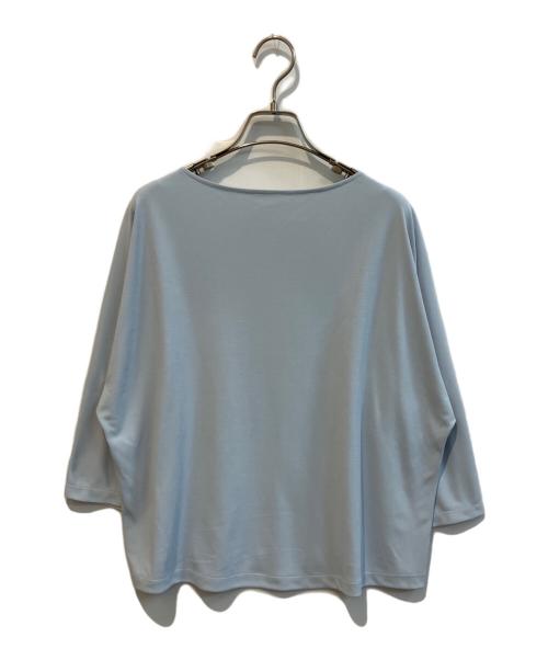 HIROKO BIS（ヒロコビス）HIROKO BIS (ヒロコビス) アートワークプリントデザインプルオーバー　RHKGF-18270 スカイブルー サイズ:Mの古着・服飾アイテム