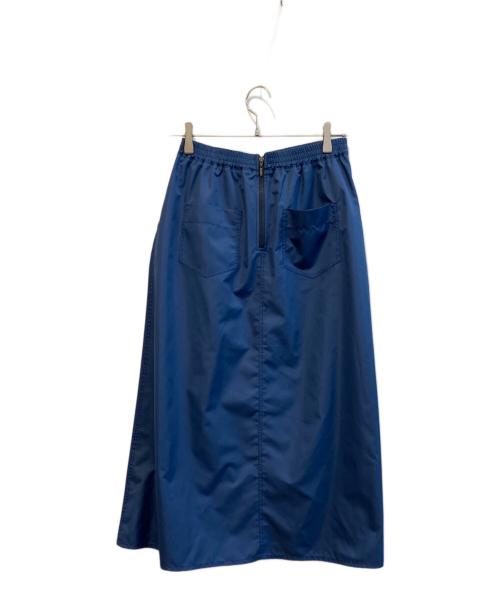 TRUNK HIROKO KOSHINO（トランク ヒロコ コシノ）TRUNK HIROKO KOSHINO (トランク ヒロコ コシノ) ナイロンスカート ブルー サイズ:38の古着・服飾アイテム