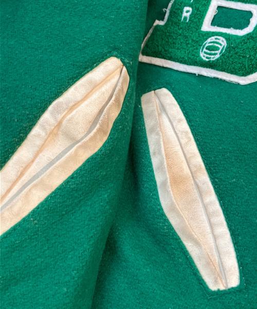 ROCK CREEK ATHLETICS（ロッククリークアスレチックス）rock creek athletics (ロッククリークアスレチックス) 80’S～90’Sスタジャン グリーン サイズ:Sの古着・服飾アイテム