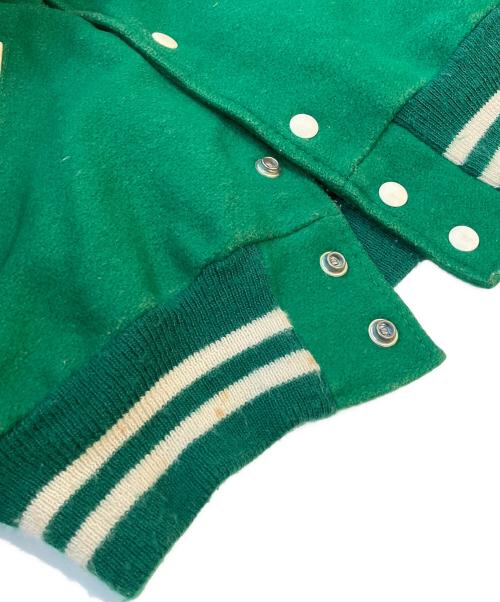ROCK CREEK ATHLETICS（ロッククリークアスレチックス）rock creek athletics (ロッククリークアスレチックス) 80’S～90’Sスタジャン グリーン サイズ:Sの古着・服飾アイテム