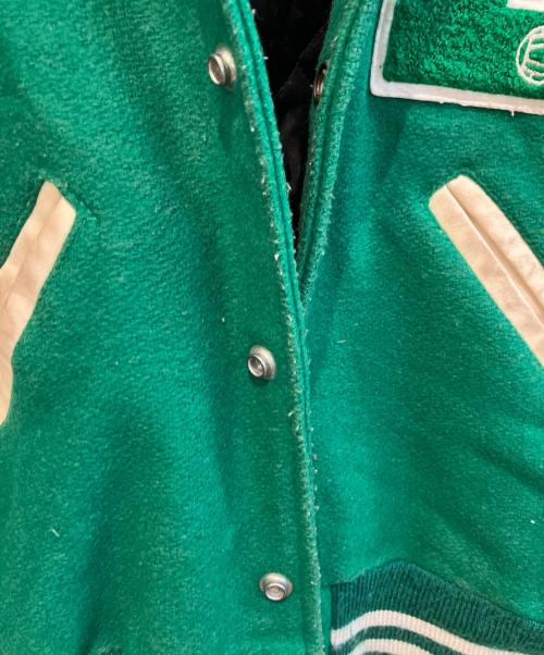 ROCK CREEK ATHLETICS（ロッククリークアスレチックス）rock creek athletics (ロッククリークアスレチックス) 80’S～90’Sスタジャン グリーン サイズ:Sの古着・服飾アイテム