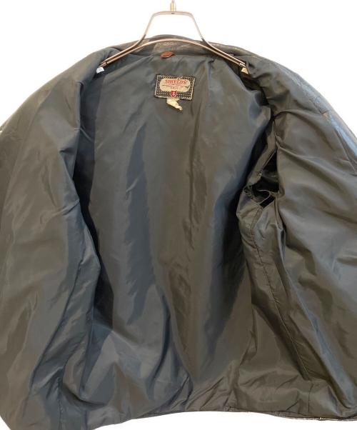 SHIELDS（シールズ）shields (シールズ) 60’Sレザースタジャン ブラック サイズ:Sの古着・服飾アイテム