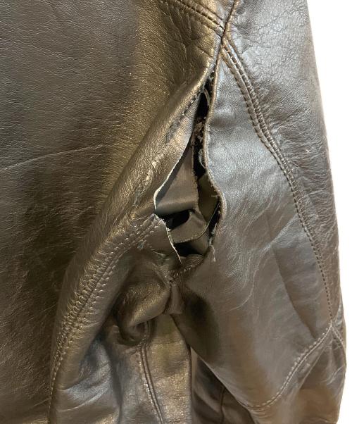 SHIELDS（シールズ）shields (シールズ) 60’Sレザースタジャン ブラック サイズ:Sの古着・服飾アイテム