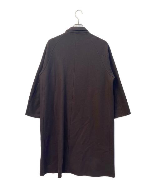 URU（ウル）uru (ウル) WOOL PONCH / OVER COAT　20FWP03 ブラウン サイズ:1の古着・服飾アイテム