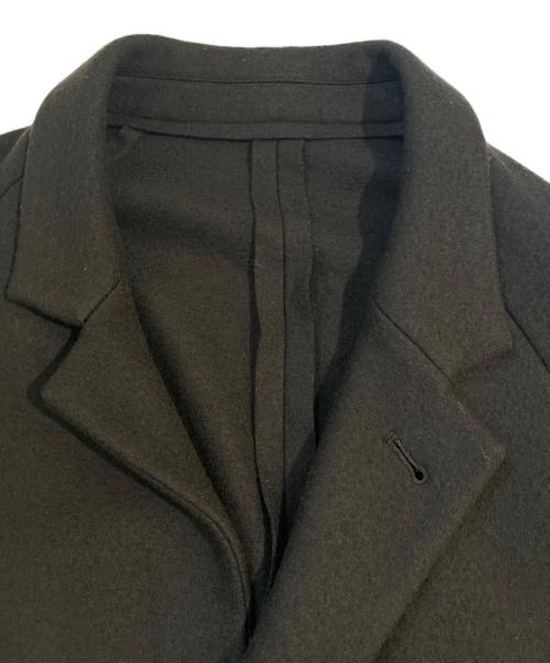 URU（ウル）uru (ウル) WOOL PONCH / OVER COAT　20FWP03 ブラウン サイズ:1の古着・服飾アイテム