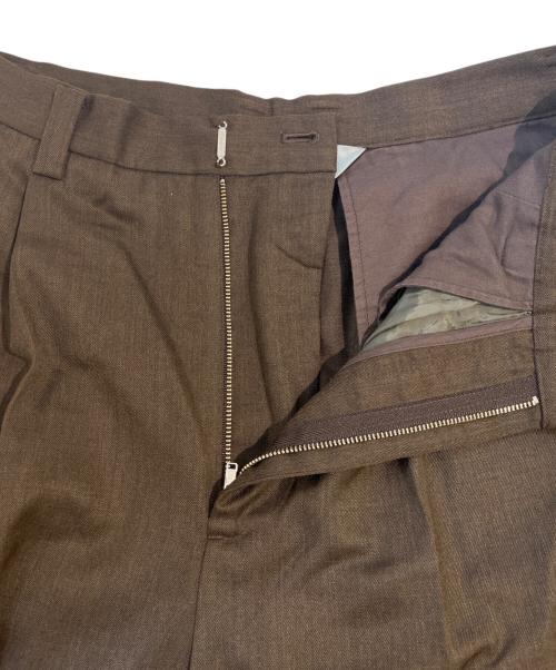 Dulcamara（ドゥルカマラ）Dulcamara (ドゥルカマラ) よそいきテーパードパンツ ブラウン サイズ:1の古着・服飾アイテム
