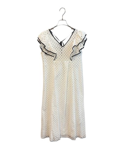 GRACE CONTINENTAL（（グレースコンチネンタル）GRACE CONTINENTAL (（グレースコンチネンタル) レースワンピース ホワイト サイズ:38の古着・服飾アイテム