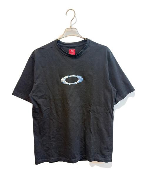 OAKLEY（オークリー）OAKLEY (オークリー) メタリックロゴTシャツ ブラック サイズ:XLの古着・服飾アイテム