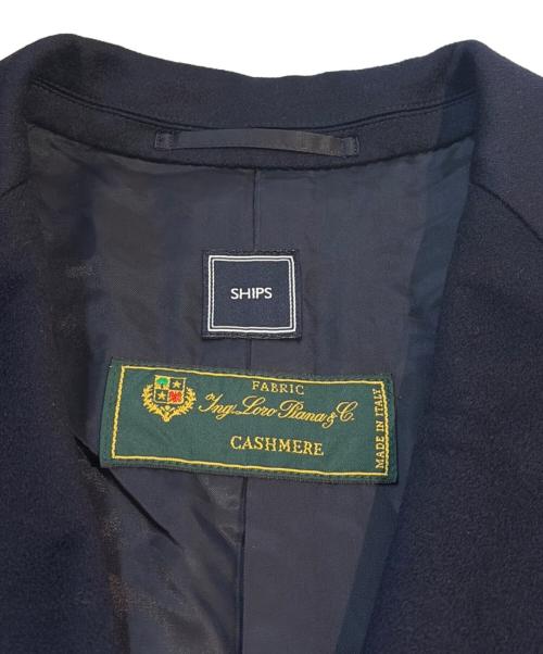 SHIPS（シップス）SHIPS (シップス) カシミヤチェスターコート　114-16-0044 ネイビー サイズ:Ｓの古着・服飾アイテム
