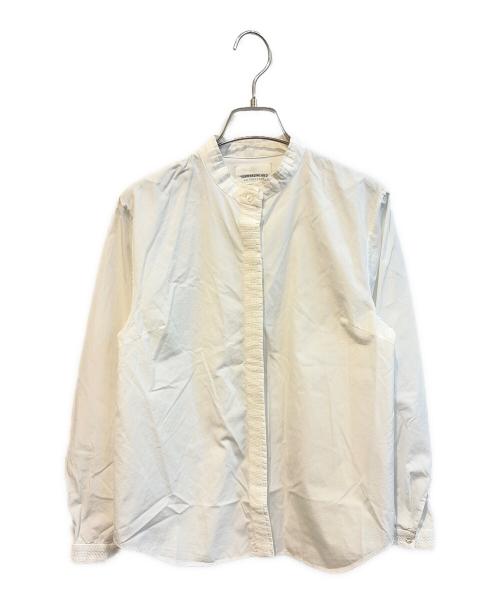 TOMORROW LAND collection（トゥモローランドコレクション）TOMORROW LAND collection (トゥモローランドコレクション) コンパクトブロード タックブラウス　13-01-42-01203 ホワイト サイズ:Ｓの古着・服飾アイテム